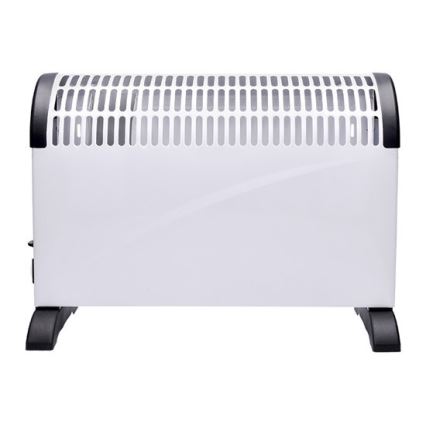 Aquecedor elétrico convector 750/1250/2000W temporizador/TURBO/termostato