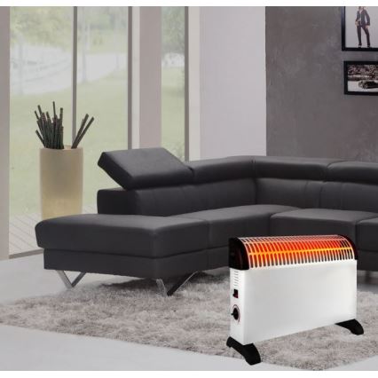 Aquecedor para convector elétrico 750/1250/2000W termostato