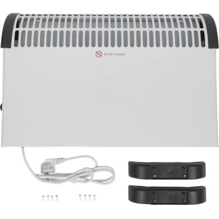 Aquecedor para convector elétrico 750/1250/2000W termostato
