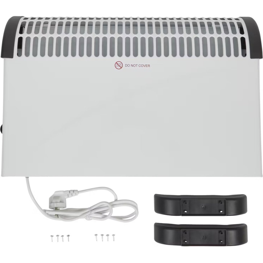 Aquecedor para convector elétrico 750/1250/2000W termostato