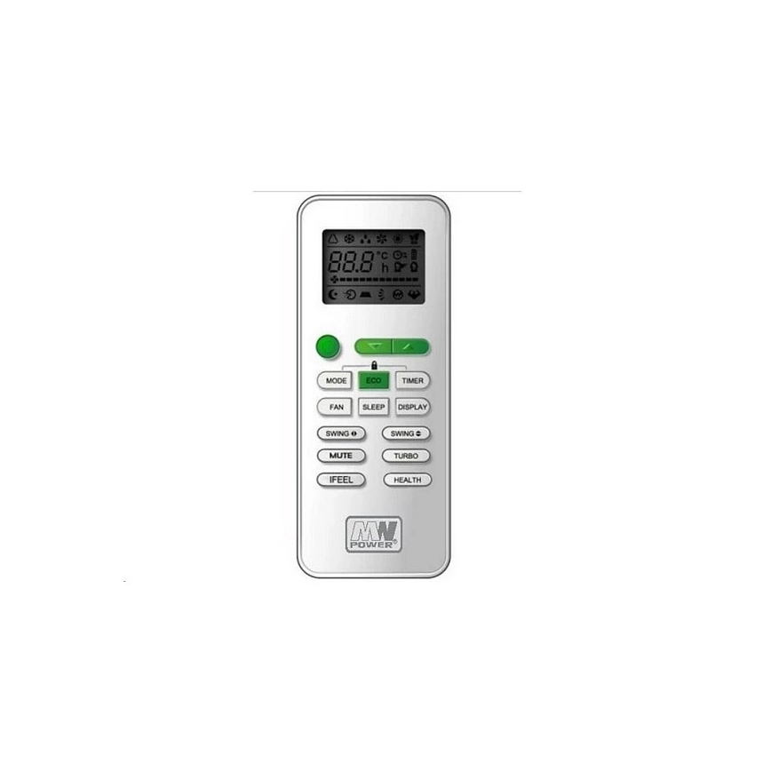 Ar condicionado 09K V1 2,6 kW 9000 BTU Wi-Fi Tuya branco + comando remoto