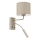 Arandela ARDEN 1xE27/15W/230V + 1xG9/8W bege