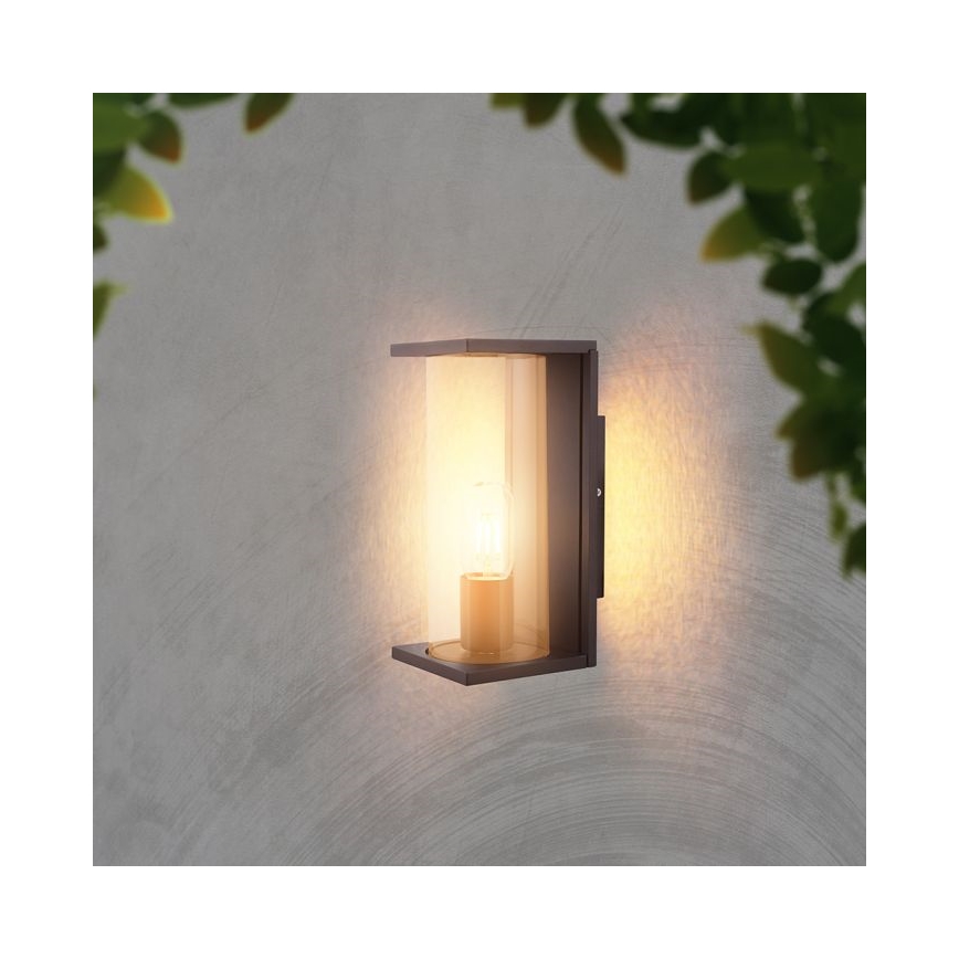 Arandela de parede para exterior 1xE27/60W/230V IP44 preta