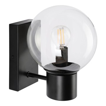 Arandela de parede SFERIO 1xE14/5W/230V preta/transparente