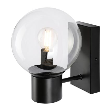 Arandela de parede SFERIO 1xE14/5W/230V preta/transparente