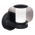 Arandela exterior LED MALAGA LED/12W/230V IP44 preta