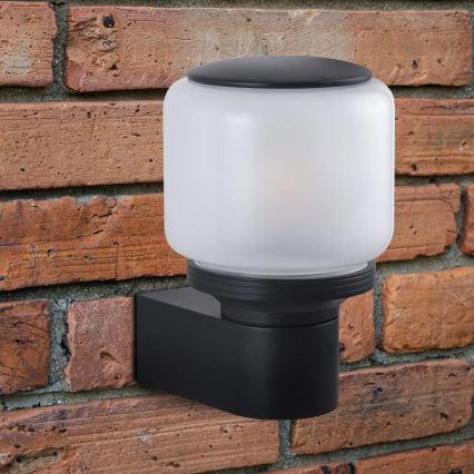 Arandela exterior MADRID 1xE27/12W/230V IP44 preta