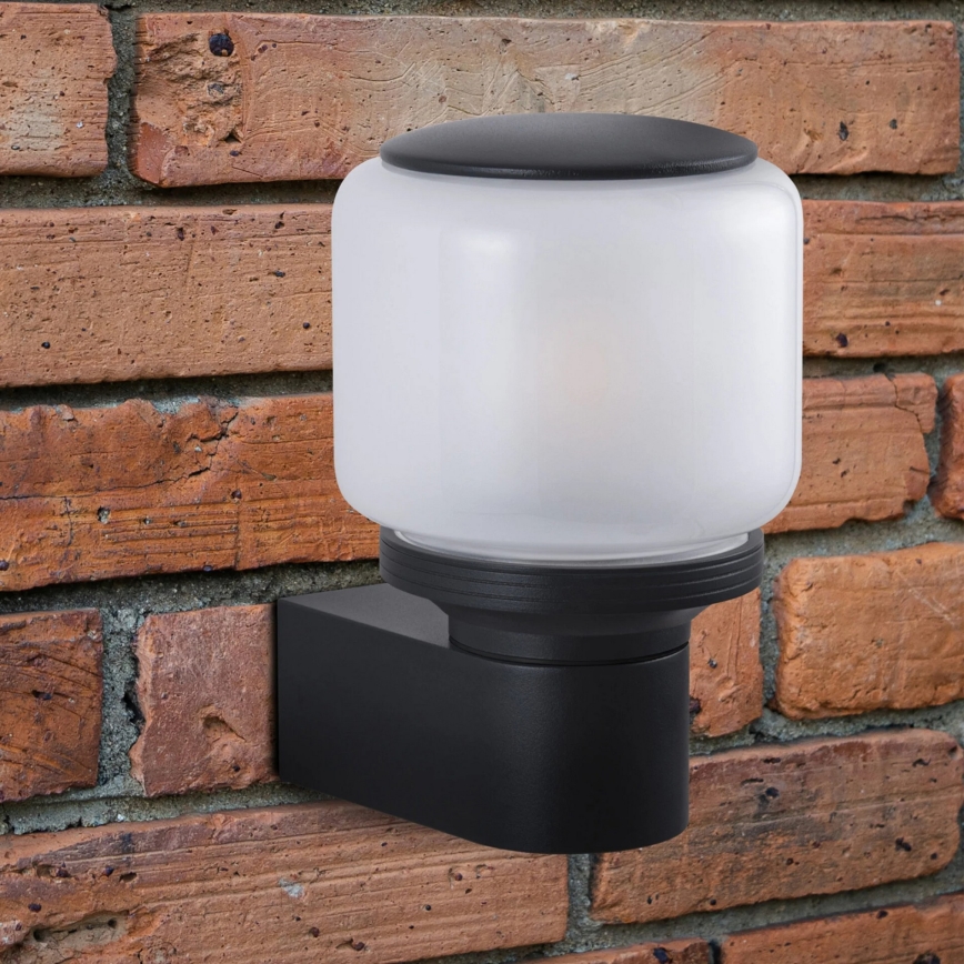 Arandela exterior MADRID 1xE27/12W/230V IP44 preta