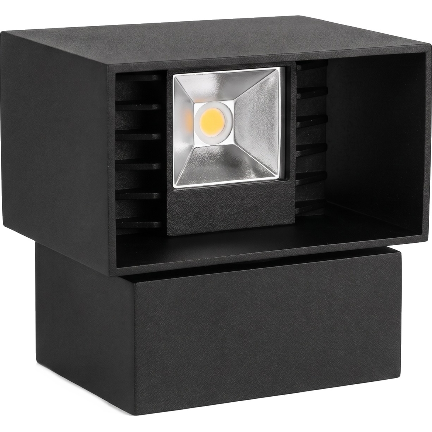 Arandela LED para exterior 6W/230V IP54 preta