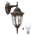 Arandela LED para exterior FLORENCJA 1xE27/10W/230V IP43