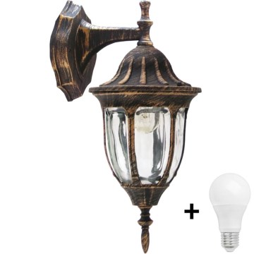 Arandela LED para exterior FLORENCJA 1xE27/10W/230V IP43