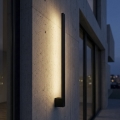 Arandela LED para exterior YALTE LED/9W/230V 3000/4000/6500K 61,5 cm IP54 preta