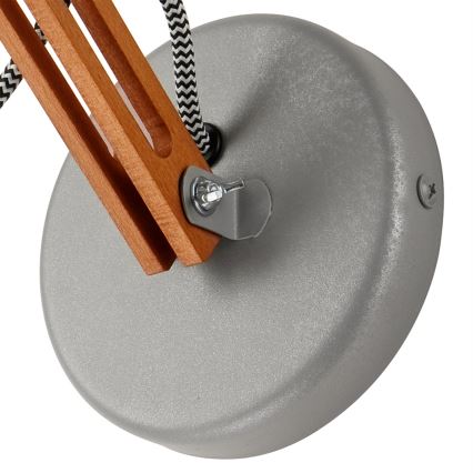 Candeeiro de parede MARCELLO 1xE27/60W/230V faia