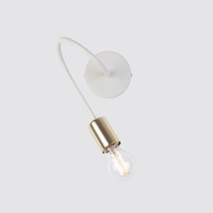 Arandela OXFORD 1xE27/15W/230V latão/branco