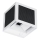 Arandela solar com sensor LED/9W/3,7V 3000/4000/6000K IP65 2600 mAh branca