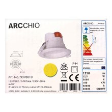 Arcchio - Foco de encastrar de casa de banho LED ARIAN LED/12,5W/230V IP44