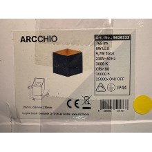 Arcchio - Iluminação de parede exterior LED ALIMA LED/8W/230V