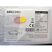 Arcchio - Iluminação de teto LED RGBW com regulação BRENDA LED/30W/230V + controlo remoto