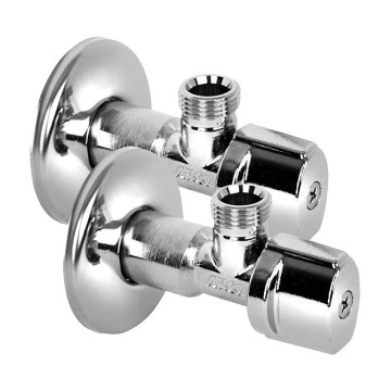 Arco - Válvula de ângulo ARCO A-80 2 peças cromado brilhante