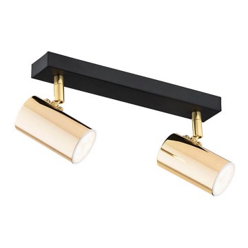 Argon 0889 - Foco LAGOS 2xGU10/5W/230V latão/preto