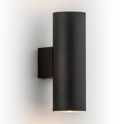 Argon 0909 - Iluminação de parede MITOS 2xGU10/5W/230V preta