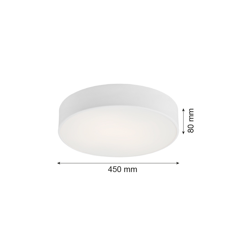 Argon 1188 - Iluminação de teto DARLING 3xE27/15W/230V d. 45 cm branco