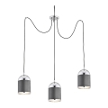 Argon 1341 - Luz pendente ANDROS 3xE27/60W/230V
