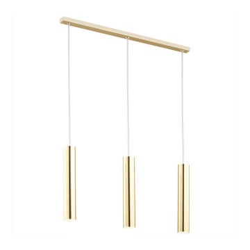 Argon 1443 - Candelabro suspenso GOMERA 3xGU10/5W/230V latão