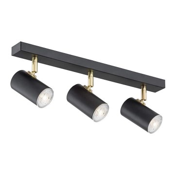 Argon 1476 - Foco LAGOS 3xGU10/5W/230V preto/latão