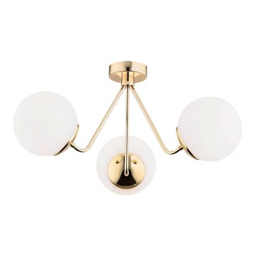 Argon 1481 - Candelabro montado à superfície TOMAR 3xE27/15W/230V latão