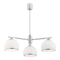 Argon 1487 - Candelabro suspenso MARBELLA 3xE27/15W/230V cromado brilhante