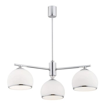 Argon 1487 - Candelabro suspenso MARBELLA 3xE27/15W/230V cromado brilhante