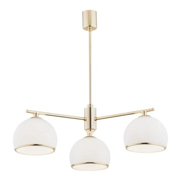 Argon 1488 - Candelabro suspenso MARBELLA 3xE27/15W/230V latão