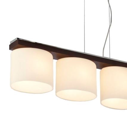 Argon 1550 - Candelabro CARLO 4xE27/60W/230V castanho