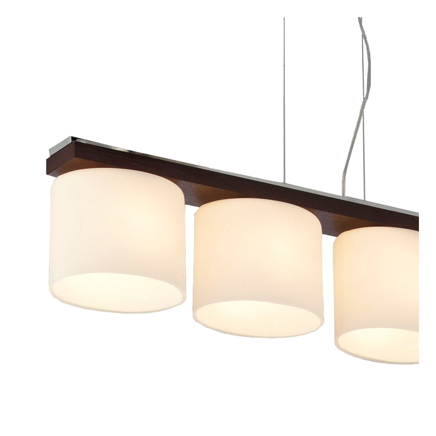 Argon 1550 - Candelabro CARLO 4xE27/60W/230V castanho