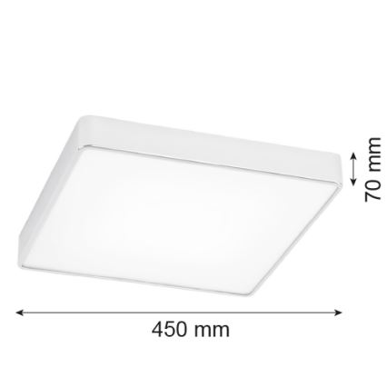 Argon 1576 - Luz de teto ONTARIO 4xE27/15W/230V