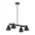 Argon 1774 - Candelabro suspenso AVALONE 4xE27/15W/230V preto/dourado