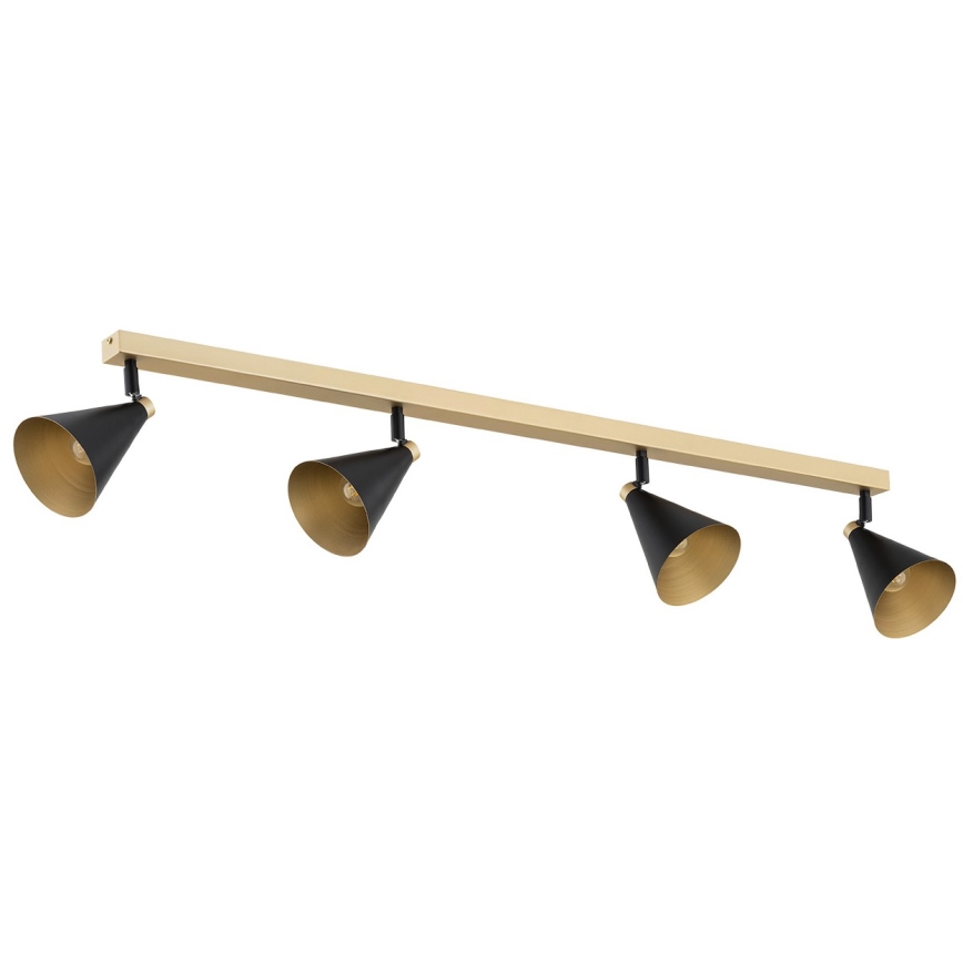 Argon 1805 - Foco LUCINDA 4xE14/7W/230V preto/dourada