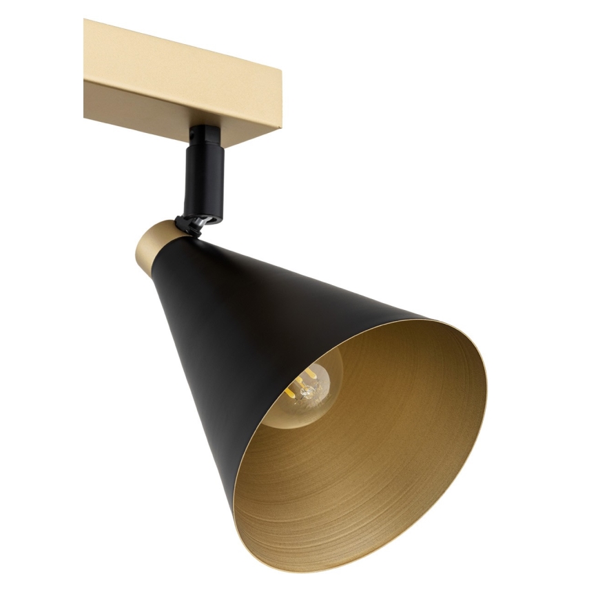 Argon 1805 - Foco LUCINDA 4xE14/7W/230V preto/dourada