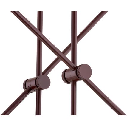 Argon 1842 - Candelabro suspenso ABSOS 4xE14/7W/230V alabastro castanho