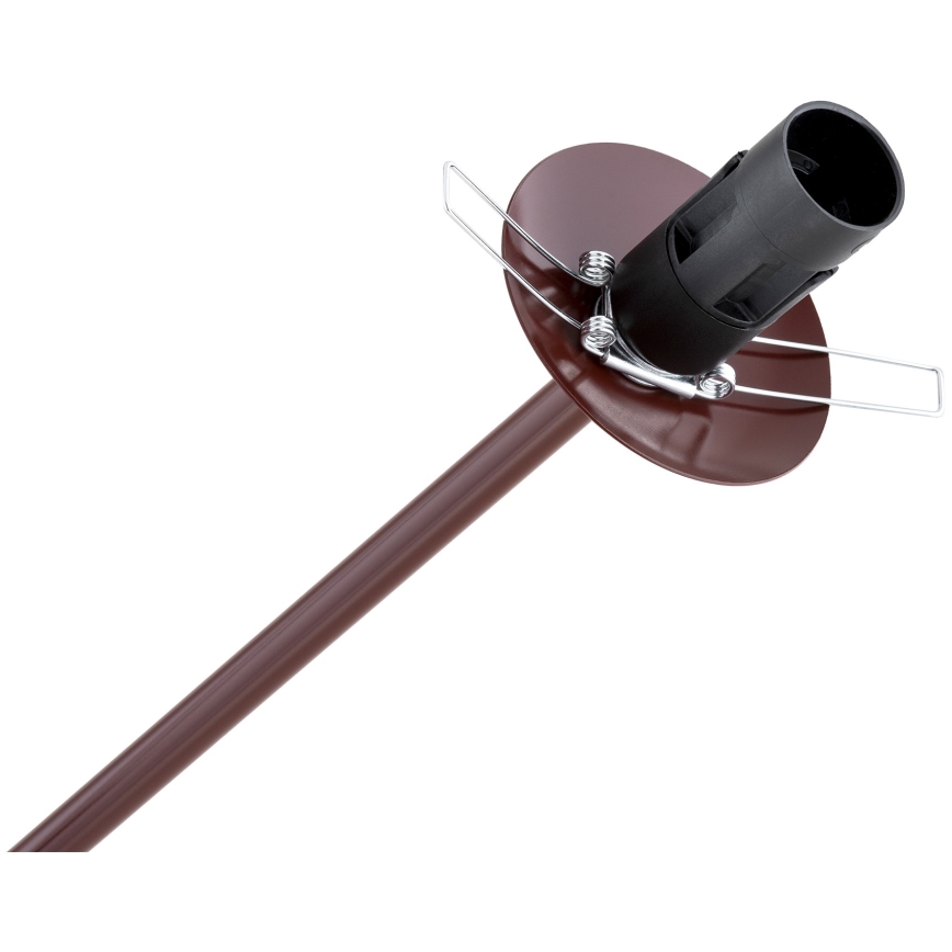 Argon 1842 - Candelabro suspenso ABSOS 4xE14/7W/230V alabastro castanho