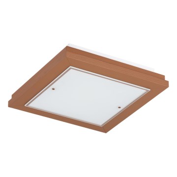 Argon 1867 - Candeeiro de teto TABOR 4xE27/15W/230V 42x42 cm terracota