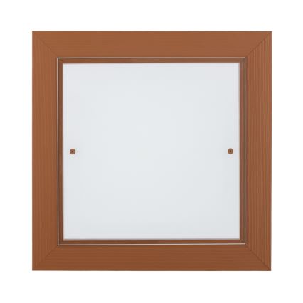 Argon 1867 - Candeeiro de teto TABOR 4xE27/15W/230V 42x42 cm terracota