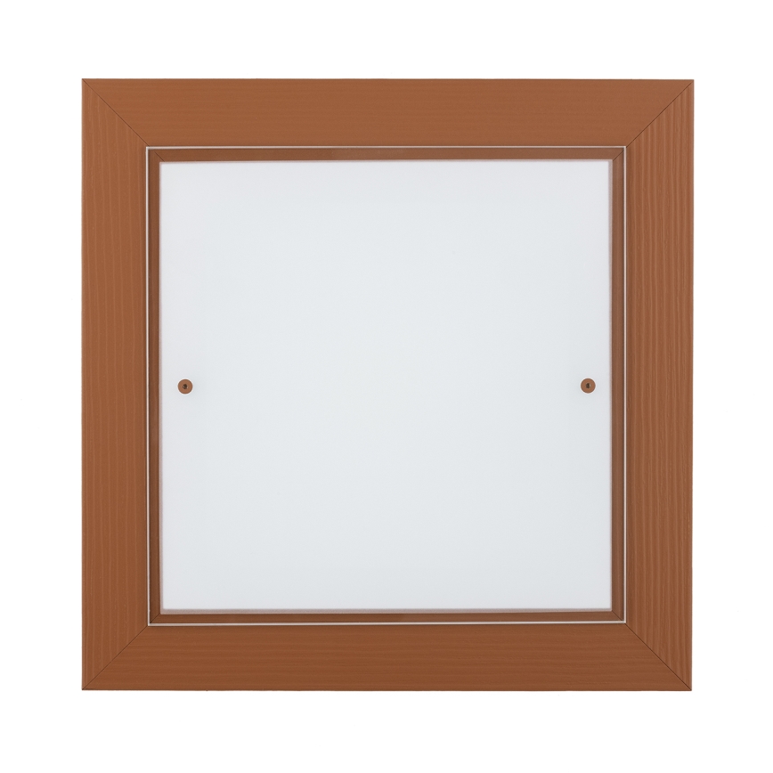 Argon 1867 - Candeeiro de teto TABOR 4xE27/15W/230V 42x42 cm terracota