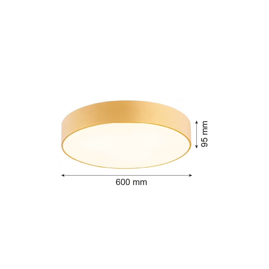 Argon 2081 - Iluminação de teto DARLING 5xE27/15W/230V dourado