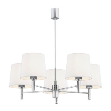 Argon 2110 - Candelabro suspenso BOLZANO 5xE27/15W/230V creme