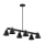 Argon 2552 - Candelabro suspenso AVALONE 6xE27/15W/230V preto/dourado