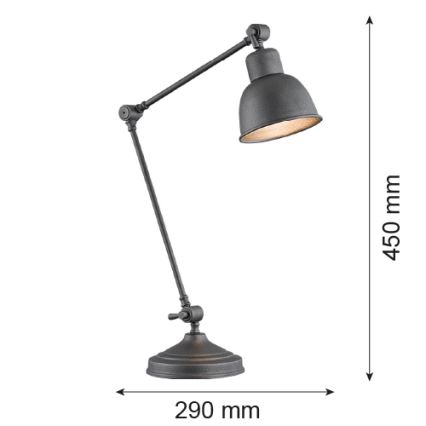 Argon 3195 - Candeeiro de mesa EUFRAT 1xE27/15W/230V