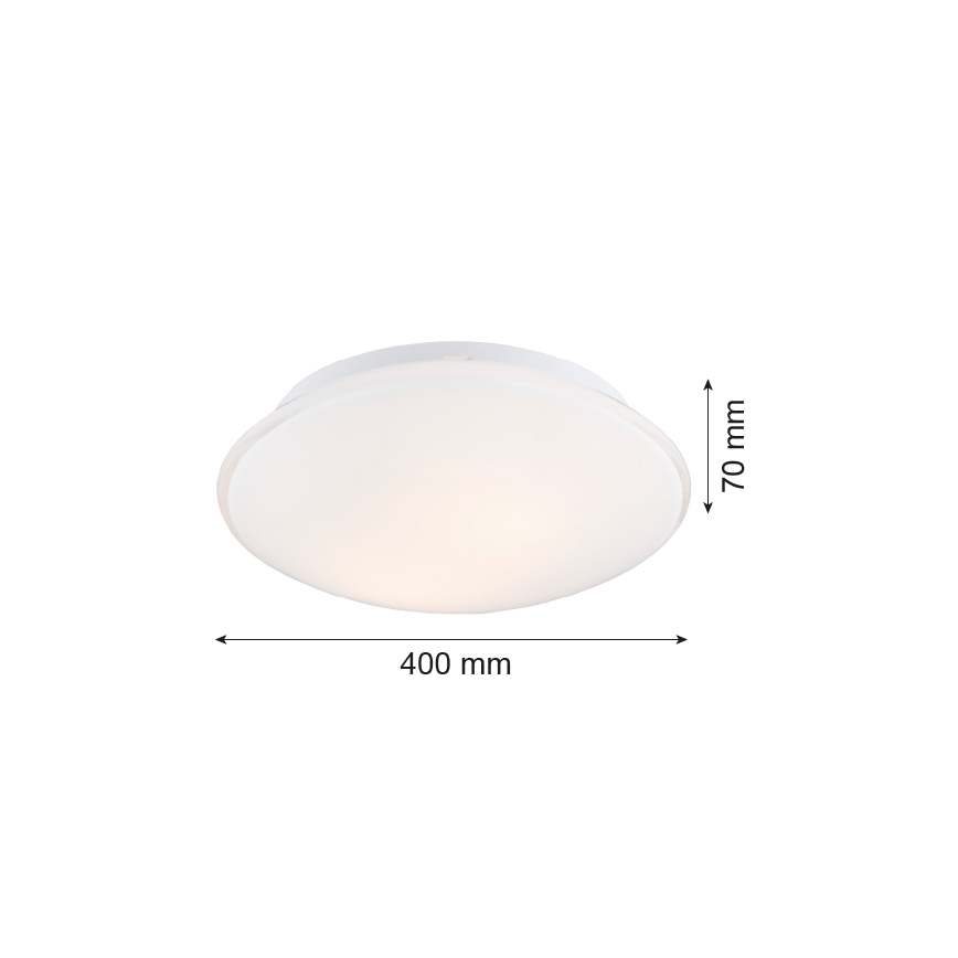 Argon 3224 - Iluminação de teto GIN 3xE27/15W/230V branco