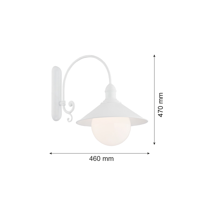 Argon 3297 - Luz de parede ERBA BIS 1xE27/60W/230V